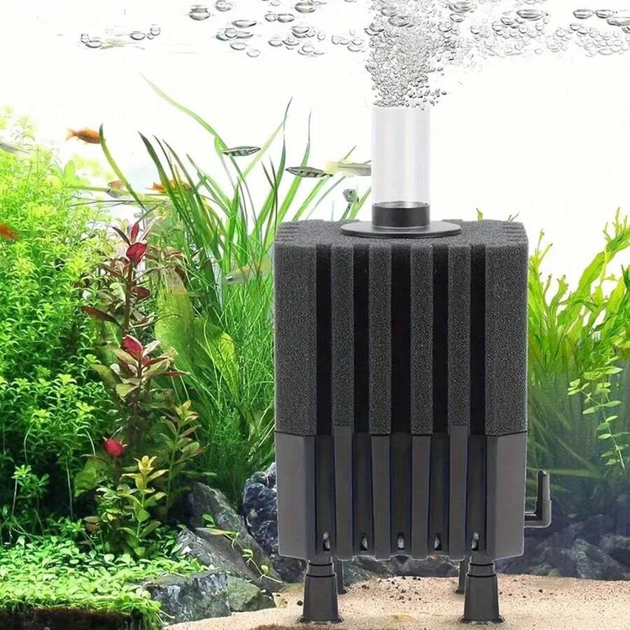 Leiser AquariumSchwammfilter mit Luftstein WasserFeeneckenFilter