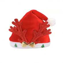 1PC, Mũ Giáng sinh Mũ ông già Noel cho người lớn Mũ Giáng sinh Mũ ông già Noel Bông tuyết trắng đỏ - Đỏ - Xem 6