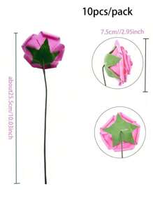 5/10 cái/gói Hoa giả, Trang trí nhà cửa, Đám cưới, Ngày lễ - Nhiều màu - Xem 9