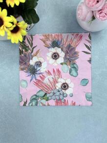 Flowers And Grass Paper Napkins Table Decorations Disposable Birthday Party Serviettes - Multicolor - View 10