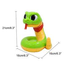 Electric Rattlesnake Toys Gold Digger Board Game Rattle Jake Snake Popup Party - Green - View 2