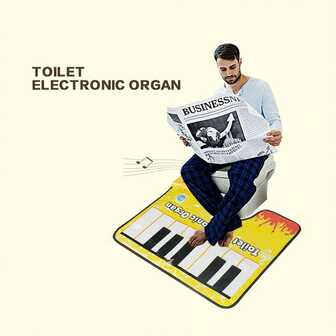 Funny Casual Stress Relief Music Mat Piano Carpet For Bathroom