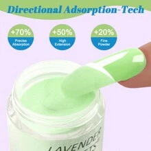 Lavender Violets 36 Farben Dip Powder Nail Kit Starter Schnell trocknend Dipping Puder Träumerei Palette Frühlingsfarben-Set für Zuhause Salon Glänzend Matt Nail Art Design M957