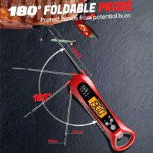 [Hàng về nhanh] Nhiệt kế thực phẩm kỹ thuật số - Không thấm nước, Chất liệu ABS, Có nam châm để dễ dàng gắn vào bề mặt sắt, Lý tưởng cho sử dụng trong nhà bếp và phòng ăn, An toàn khi tiếp xúc với thực phẩm - Nhiều màu - Xem 15