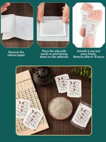 100 片冬季足部护理垫，放松肌肉，缓解压力，改善睡眠，内含草本植物，日常足部舒适，全身护理