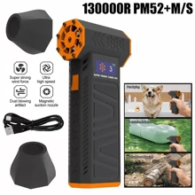 Mini Blower 130,000 RPM Powered Air Blower Super Jet Fan Turbo Powered Portable - Black - View 2