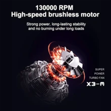 Mini Blower 130,000 RPM Powered Air Blower Super Jet Fan Turbo Powered Portable - Black - View 5