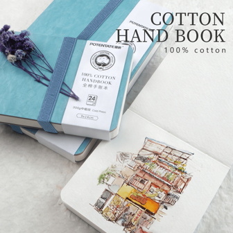 POTENTATE Watercolor Journal Drawing Hand Notebook Sketch Pad Cold Press,Mother's Day,Mom's Gift