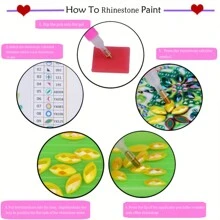 1pc 5D DIY Diamond Painting Craft, Crystal Rhine Art Mandala Rose Series Craft Kit, Nhẹ, Thời trang và Di động - Nhiều màu - Xem 11