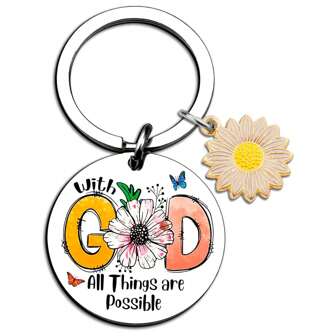 1 Pc Christian Keychain Gifts For Women Men Inspirational Faith Based Gifts Personalized Religious Baptism Gifts Bible Verse Accessories Bulk Easter Basket Christmas Gifts For Women Adults Ideas Car Accessories Bag Charm Backpack For School Cute Goth Y2k Gift Ideas Bag Accessories Lanyards With Id Holder Car Accessories Bag Charms