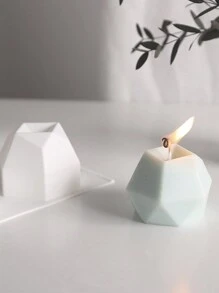 4pcs Assorted Shape Candle Mold, Suitable For Decorative Candle Making