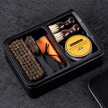 Shoe Polish Kit - Sheep Oil Leather Care & Polishing Tool Set - Multicolor - View 4