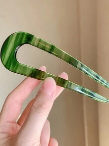 1 件优雅的 U 型发夹，适合优雅的女士日常休闲穿着和服装搭配 - 彩色 - 查看 14