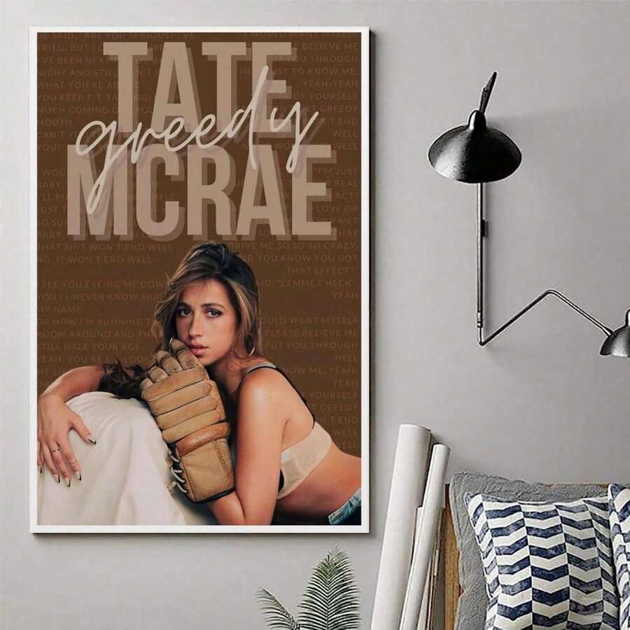 Tate Poster Mcrae Music Album Canvas Art Painting Decor Wall Posters Bedroom Gym Decorative - Framed - View 1
