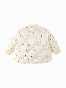 Balabala Boys' & Girls' Lightweight Down Jacket For Babies Cute And Fun Design For Winter 2024 - Black and White - View 5