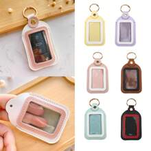 1 pieza Funda de protección para llave de coche con control remoto universal. Compacta, conveniente y fácil de llevar. Accesorio para llave de coche para mujer, mini billetera, monedero, billetera