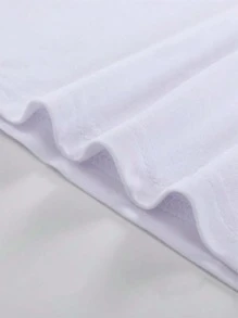 Camiseta Estilo Retro Streetwear Algodão Padrão de Texto Masculino T-shirt Premium Confortável Macio Unissex Masculino
