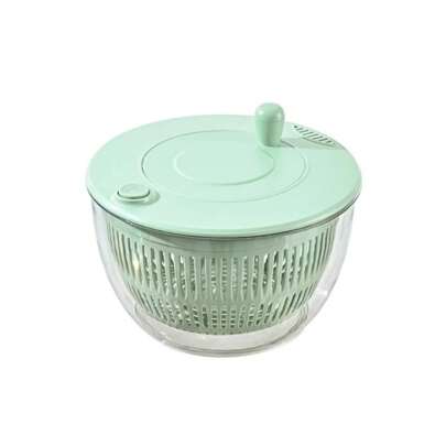 centrífuga de salada manual [ escorredor; lavador; secador de frutas e verduras ]