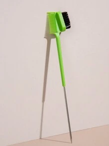 WANMEI 1 Pc Dual-Sided Edge Control Brush And Precision Tail Comb - Multifunctional Hairstyling Tool - Multicolor - View 14