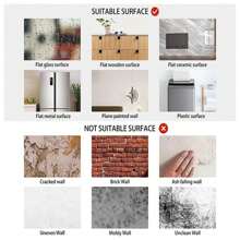 10pcs Retro Style Grey Imitation Tile Self-Adhesive Wall Stickers, Frosted Floor Sticker, Peel And Stick, Waterproof Living Room Kitchen Backsplash Bathroom Home Wall Stickers - Multicolor - View 9