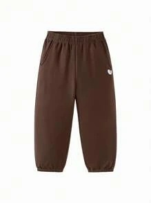 mini bala Boys' And Girls' Comfortable Warm Pants 2024 Winter New Collection