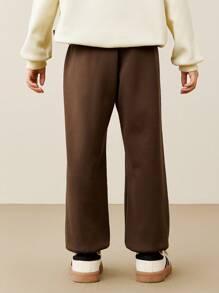 mini bala Boys' And Girls' Comfortable Warm Pants 2024 Winter New Collection