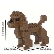 1008 件斗牛犬积木套装 - 橙色/灰色，动物与电影主题，ABS 材质 - 非常适合桌面装饰、圣诞节、生日、新年礼物 - 彩色 - 查看 13