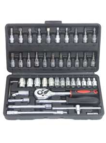 CASALIVA Autocle Juego De Herramientas Mecanica Dados Acerokit 46 Pcs - Negro - Ver 2