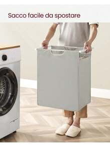 VASAGLE Laundry Baskets - رمادي - مشاهدة 6