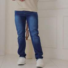 Premium Lycra Men's Bermuda Shorts And Jeans Kit - Màu xanh lam - Xem 2