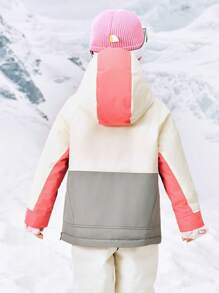 mini bala 男童和女童防水透气滑雪夹克户外冬季保暖系列 - 紅白色 - 查看 3