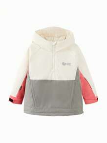 mini bala 男童和女童防水透气滑雪夹克户外冬季保暖系列 - 紅白色 - 查看 4