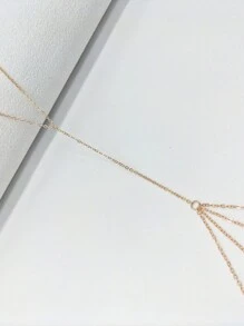 1 件装女士比基尼身体链项链多层腰腹链 - W-YL97鏈條身體鏈 - 查看 6