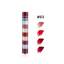 Misiou Beauty Son kem lì 4 màu, Gói di động, 1 bộ 4 màu, Son kem lì lâu trôi - 03 - Xem 2