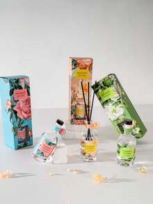 100ml 花果香薰无火香薰家庭卧室空气清新藤条扩散器，房间装饰 - 多味 - 查看 12