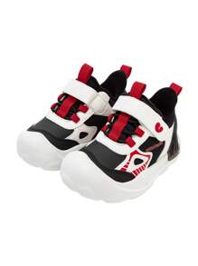 mini bala 男童和女童婴儿舒适保暖步行鞋 - 黑與白 - 查看 5