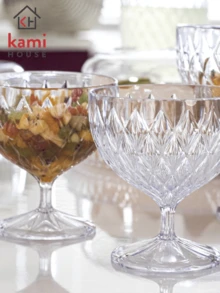 Glamour Colorless Dessert Cup 350ml - Trong sáng - Xem 3