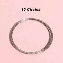 1pc Carbon Steel Memory Wire, 10/100 Coils, 4-Colors Available For DIY Jewelry Making, Multi-Strand Round Bracelets - Durable, Bendable, And Easy To Shape