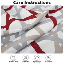 DriftAway 2 Panels Thermal Blackout Grommet Unlined Window Curtains Spiral Geo Trellis Pattern Doorway Curtains - xám đỏ - Xem 5
