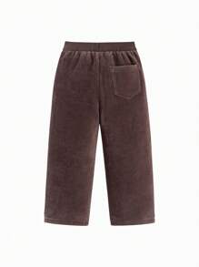 mini bala Young Girls Thermal Lined Wide-Leg Pants 2024 Fall/Winter New Collection