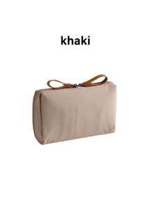 One Portable Cosmetic Bag, Lined With Partition, Can Store Foundation Make-Up, Lipstick, Eyeliner Pen, Powder Puff, Concealer And Other Cosmetics And Cosmetic Gadgets,Boho Vibes,For Holiday Beach, Bathroom Collection, Bedroom Collection, Large Capacity - Multicolor - View 11