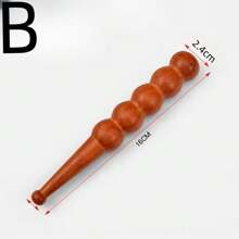 纯天然木质按摩棒一件套 - 用于放松、缓解疲劳、舒缓足部经络的多功能木质工具 - 彩色 - 查看 13