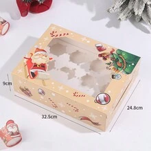 4/6 /12 Hộp đựng bánh nướng xốp nhiều màu sắc có cửa sổ 5 gói Hộp đựng bánh nướng xốp Hộp đựng bánh nướng xốp, bánh nướng xốp, bánh quy, bánh brownies, bánh rán Quà tặng Giáng sinh Đồ trang trí Giáng sinh Đồ ngủ Giáng sinh Quà tặng Giáng sinh Đồ trang trí Giáng sinh - Nhiều màu - Xem 20