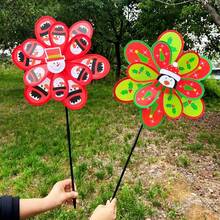 Gran juguete molino de viento de doble capa para exteriores, decoración de jardín, escenario de parque, área escénica, boda, publicidad, eventos, festivales y regalos - Multicolor - Ver 7