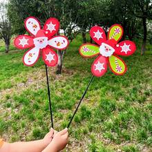 Gran juguete molino de viento de doble capa para exteriores, decoración de jardín, escenario de parque, área escénica, boda, publicidad, eventos, festivales y regalos - Multicolor - Ver 11