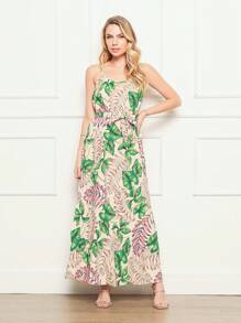 Women Dresses - 杏色 - 查看 2