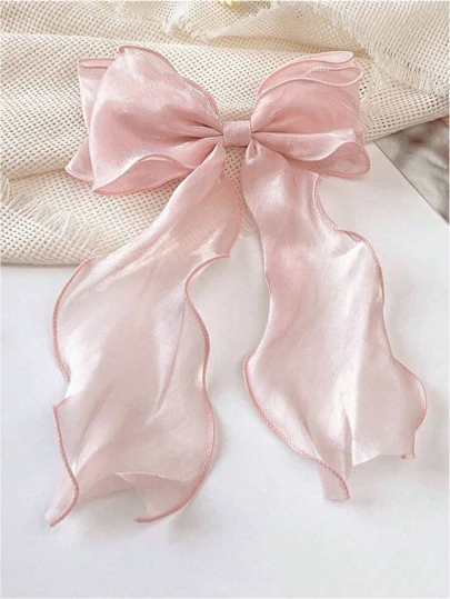 1/2/3 st Mesh Bowknot Band Hårklämma för dagligen, stor hårnål för hårstylingtillbehör