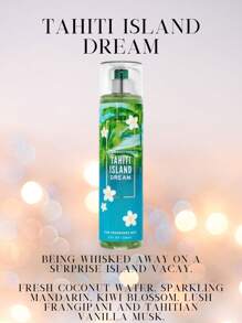 Bath And Body Works BBW Fine Fragrance Body Mist - Tahiti Island Dream - View 1
