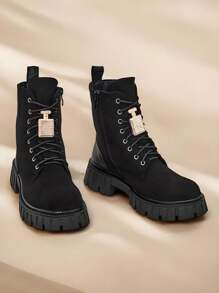 Royalfashion zamszowe damskie botki workery Edvines