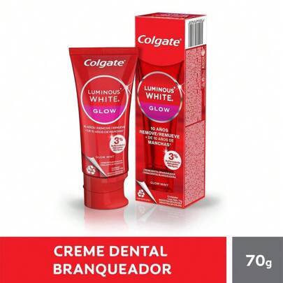 Loja Sages Creme Dental Clareador Colgate Luminous White Glow 70g
